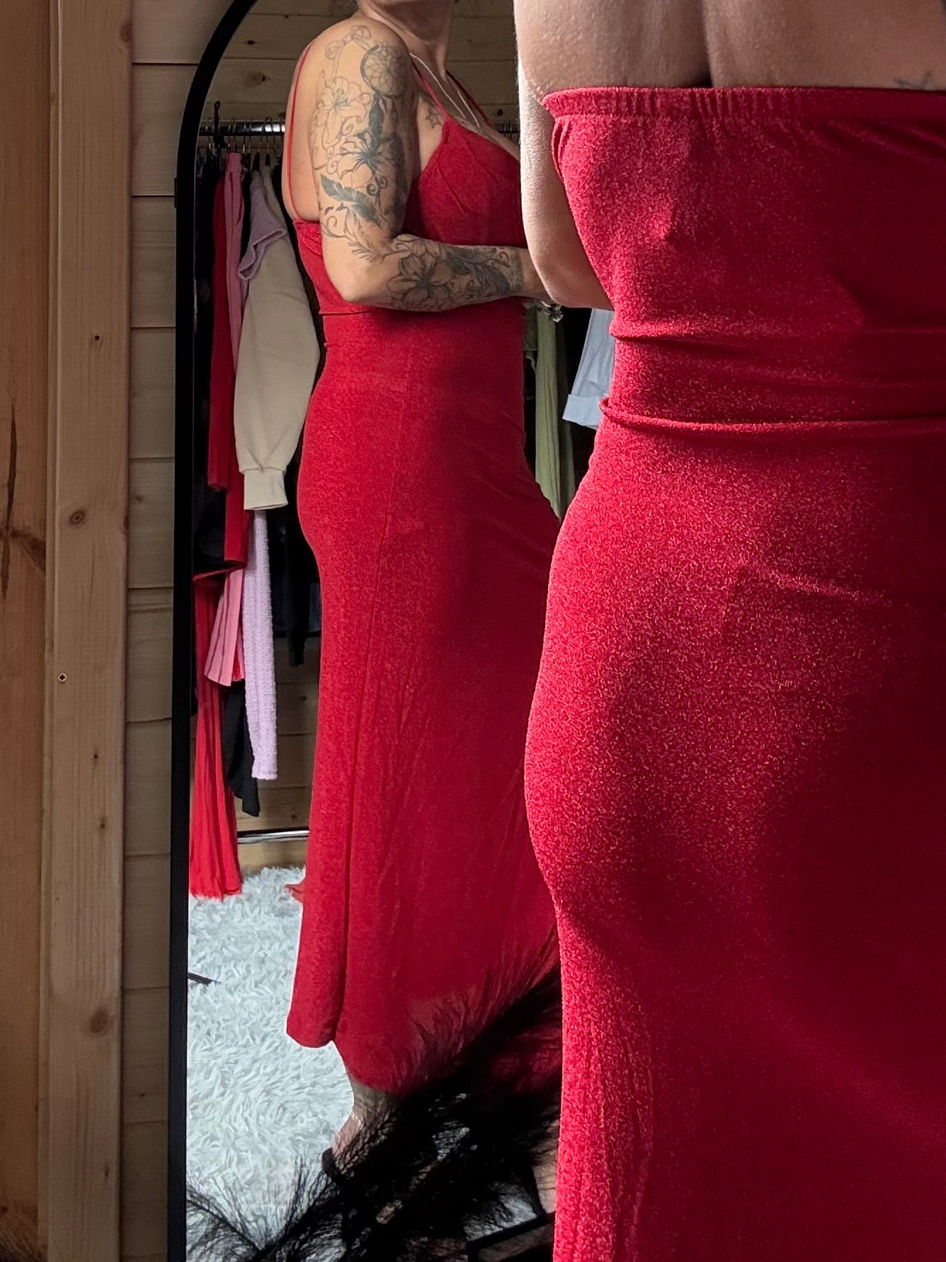 Beautiful cowl neck dress