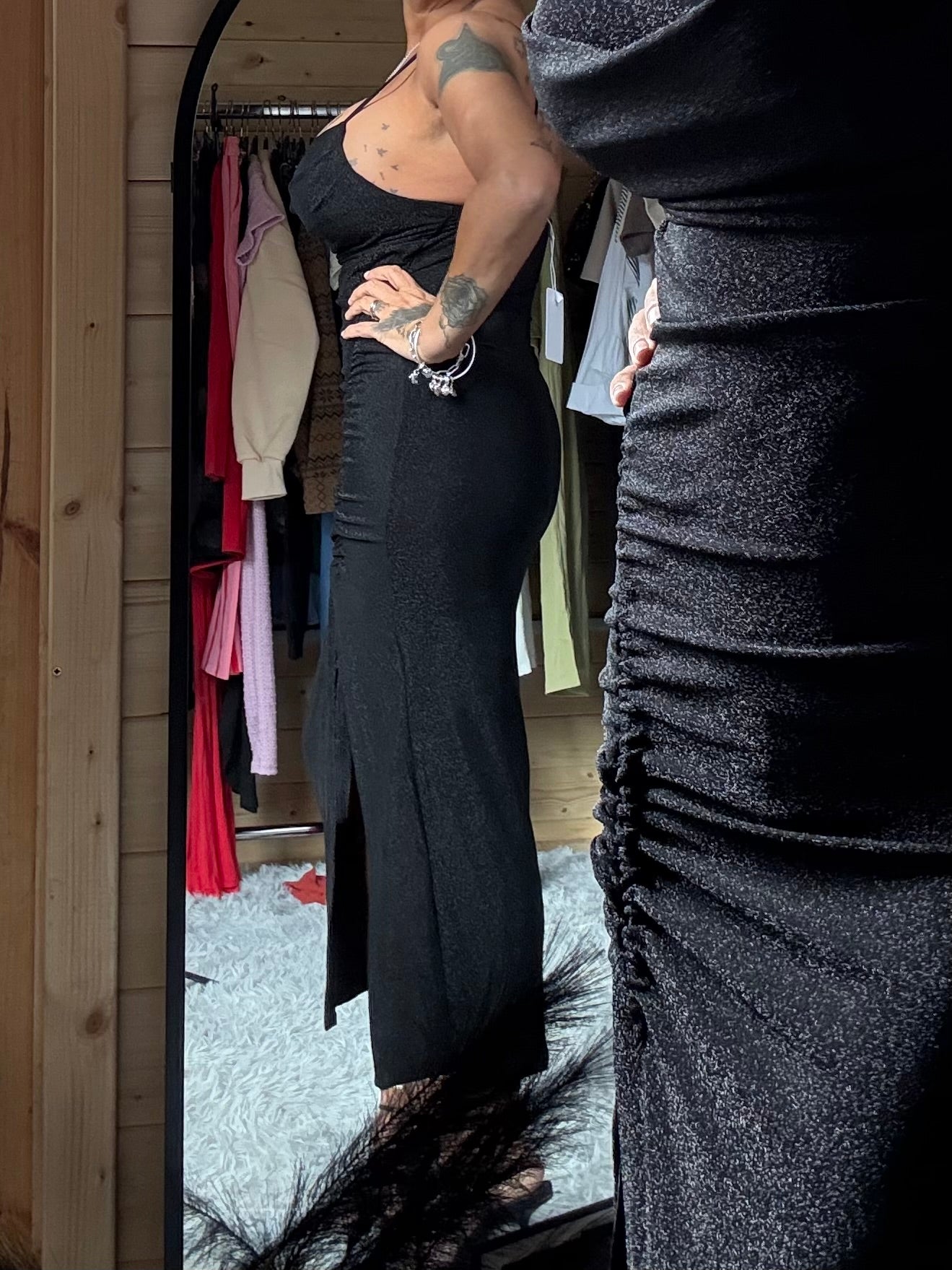 Beautiful cowl neck dress