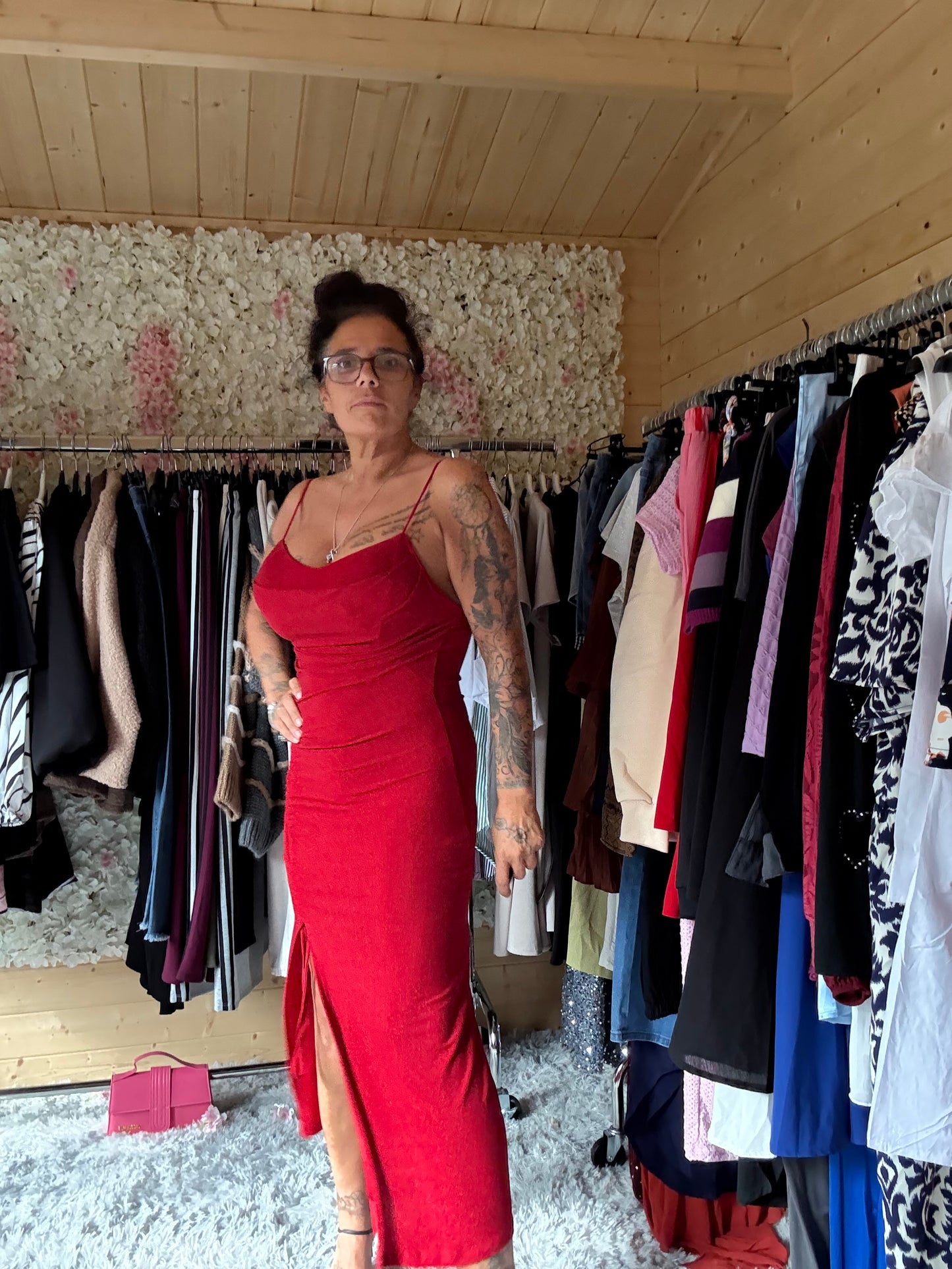 Beautiful cowl neck dress