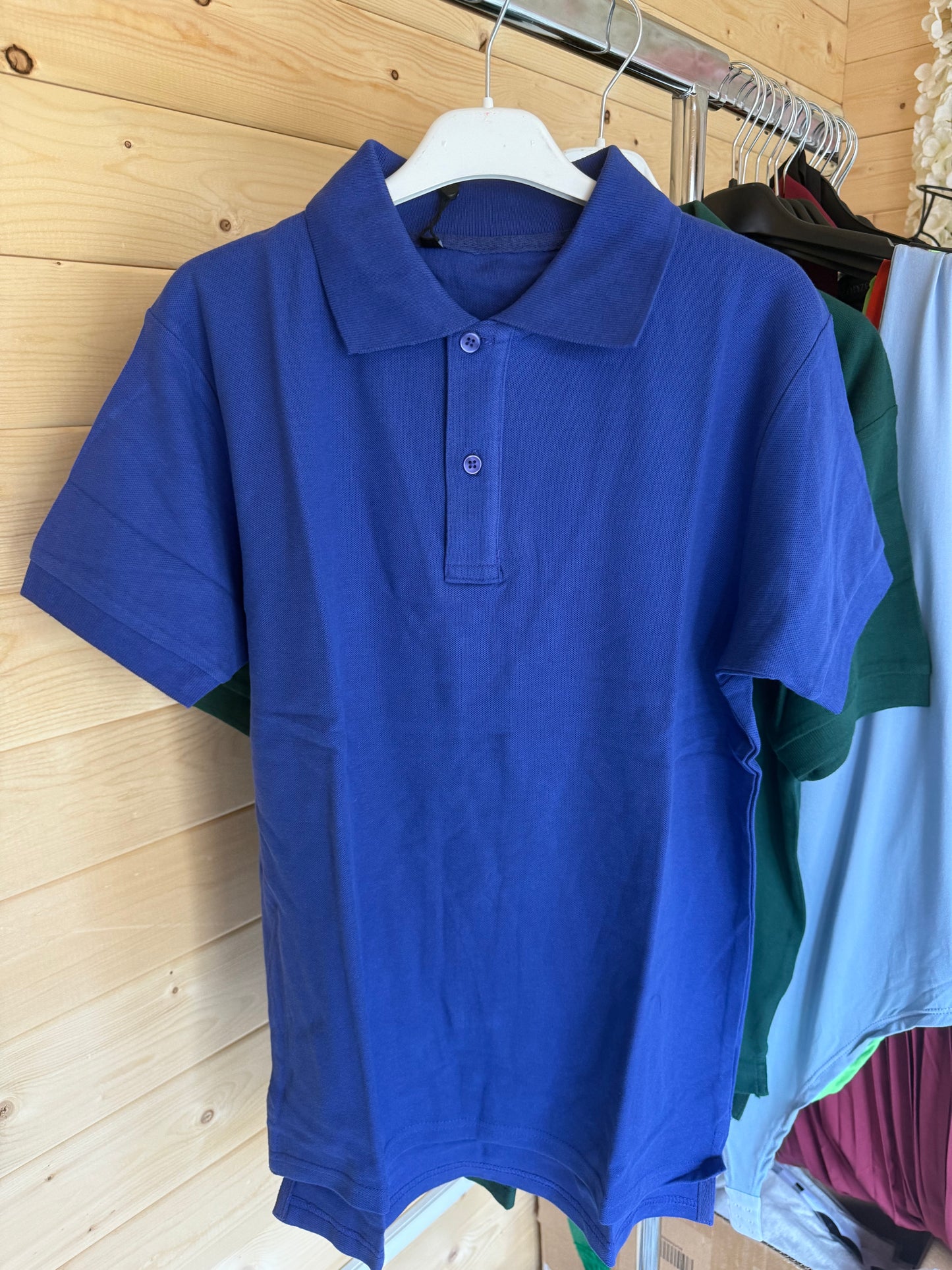 Men’s polo plain T-shirt
