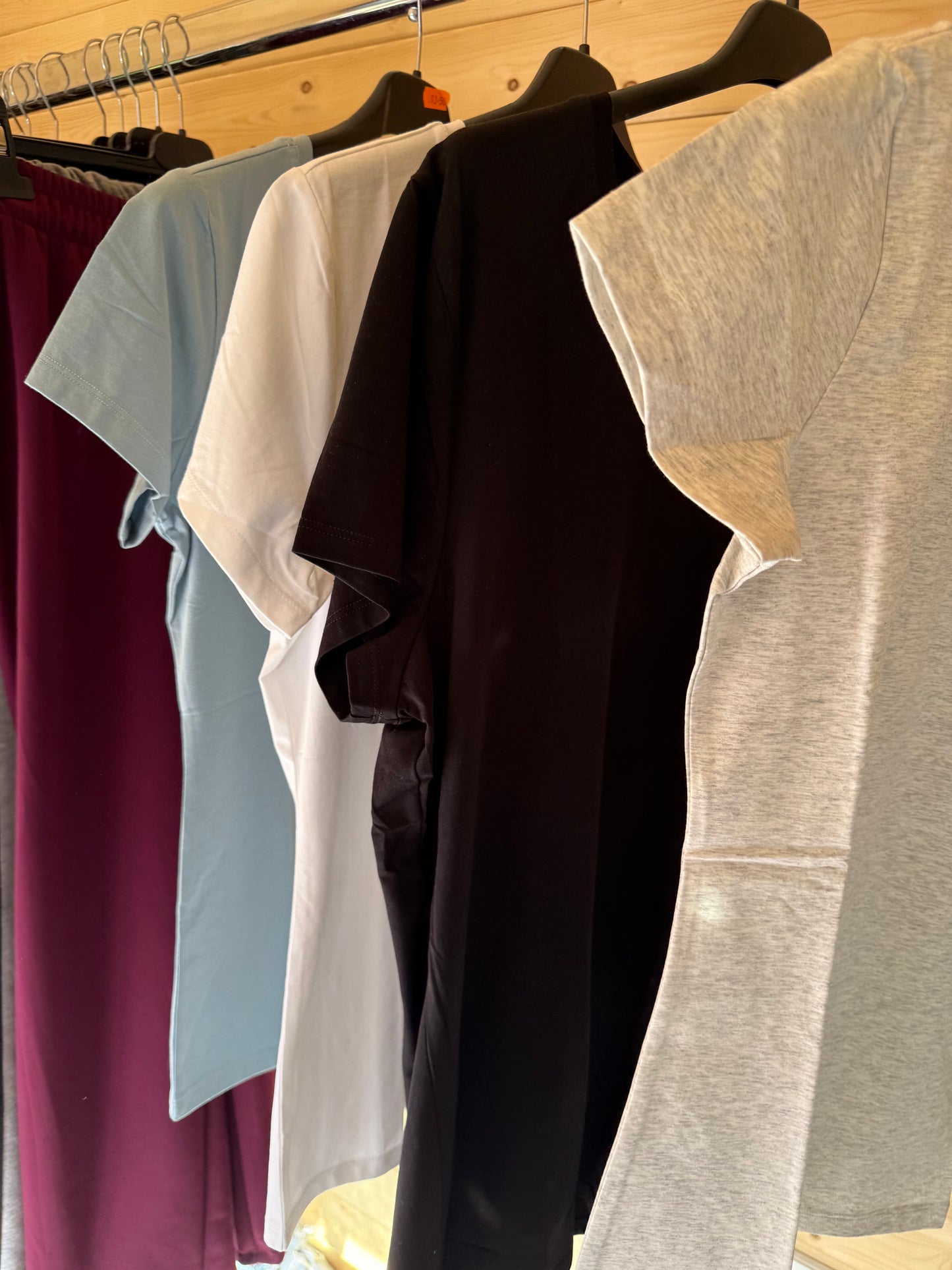 Ladies plain tops
