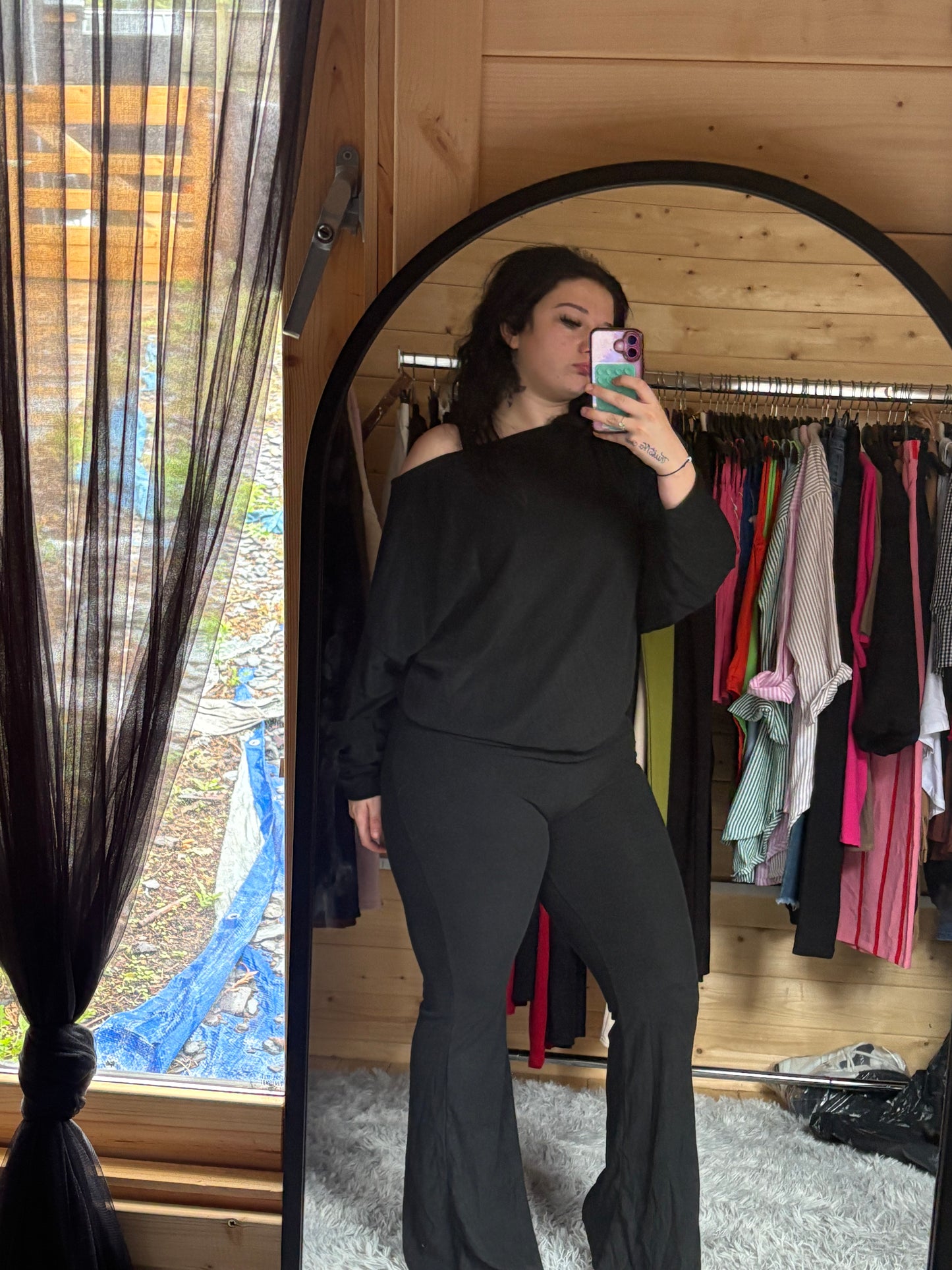 Ladies Off Shoulder Co-Ord