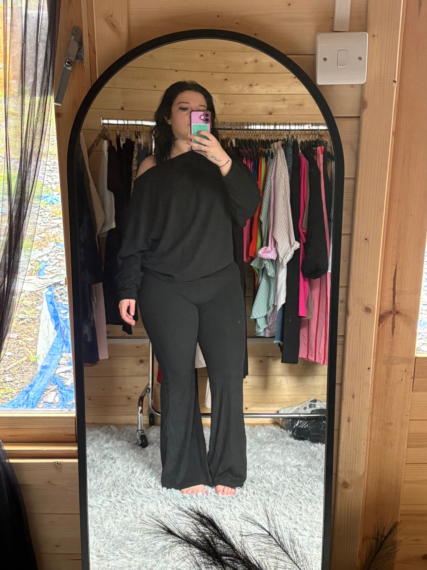 Ladies Off Shoulder Co-Ord