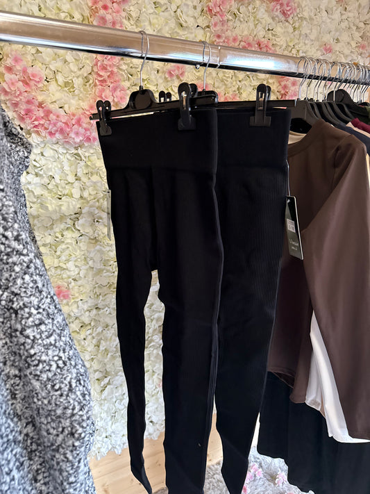 Ribbed leggings