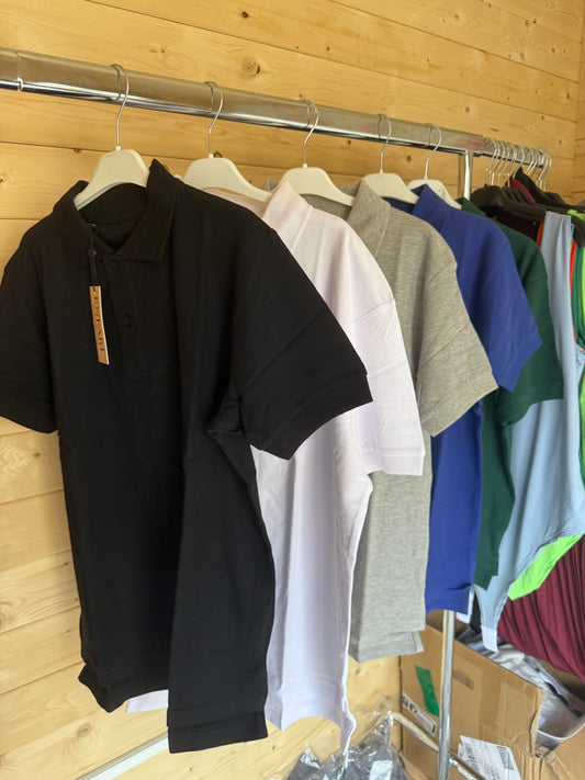 Men’s polo plain T-shirt